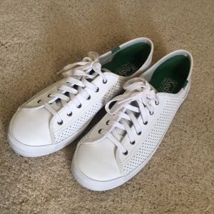 Women’s white Keds sneakers